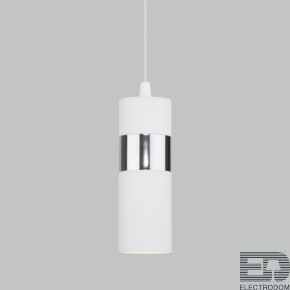 Eurosvet Подвесной светильник 50096/1 белый/хром - цена и фото