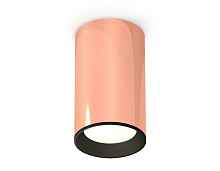 Комплект накладного светильника XS6326002 PPG/SBK золото розовое полированное/черный песок MR16 GU5.3 (C6326, N6102) - цена и фото
