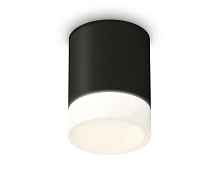 Комплект накладного светильника с акрилом XS6302063 SBK/FR черный песок/белый матовый MR16 GU5.3 (C6302, N6248) - цена и фото