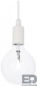 Подвесной светильник Ideal Lux Edison SP1 Bianco 113302 - цена и фото