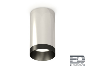 Комплект накладного светильника XS6325011 PSL/PBK серебро полированное/черный полированный MR16 GU5.3 (C6325, N6131) - цена и фото