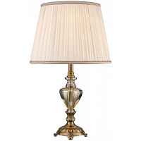 Настольная лампа Wertmark WE706.01.504 Timotea E27 60 Вт бронза, бежевый - цена и фото