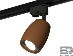 Комплект трекового однофазного светильника XT1124003 SCF/PSL кофе песок/серебро полированное MR16 GU5.3 (A2521, C1124, N7003) - цена и фото