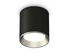 Комплект накладного светильника XS6302003 SBK/PSL черный песок/серебро полированное MR16 GU5.3 (C6302, N6104) - цена и фото