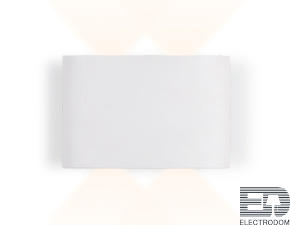 Настенный светодиодный светильник FW142 WH/S белый/песок LED 3000K 4W 120*80*40 - цена и фото