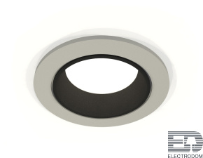 Комплект встраиваемого светильника XC6514002 SGR/SBK серый песок/черный песок MR16 GU5.3 (C6514, N6111) - цена и фото