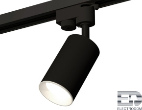 Комплект трекового однофазного светильника XT6323001 SBK/SWH черный песок/белый песок MR16 GU5.3 (A2521, C6323, N6101) - цена и фото