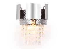 Настенный светильник с хрусталем TR5250/2 SL/CL серебро/прозрачный E14/2 max 40W 270*240*150 - цена и фото