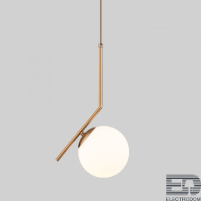Подвесной светильник с длинным тросом 1,8м Eurosvet Frost Long 50159/1 латунь - цена и фото