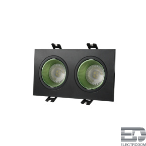 Встраиваемый светильник Denkirs DK3021 DK3072-BK+GR - цена и фото