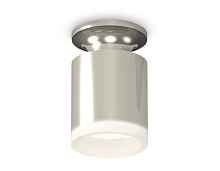 Комплект накладного светильника с акрилом XS6305043 PSL/FR серебро полированное/белый матовый MR16 GU5.3 (N6903, C6305, N6245) - цена и фото