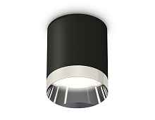Комплект накладного светильника XS6302022 SBK/PSL черный песок/серебро полированное MR16 GU5.3 (C6302, N6132) - цена и фото