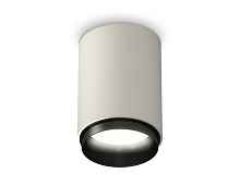 Комплект накладного светильника XS6314021 SGR/PBK серый песок/черный полированный MR16 GU5.3 (C6314, N6121) - цена и фото