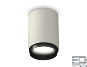 Комплект накладного светильника XS6314021 SGR/PBK серый песок/черный полированный MR16 GU5.3 (C6314, N6121) - цена и фото