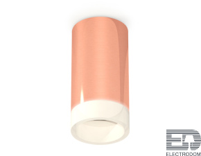 Комплект накладного светильника с акрилом XS6326021 PPG/FR золото розовое полированное/белый матовый MR16 GU5.3 (C6326, N6248) - цена и фото