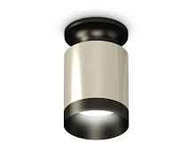 Комплект накладного светильника XS6305062 PSL/PBK серебро полированное/черный полированный MR16 GU5.3 (N6902, C6305, N6131) - цена и фото