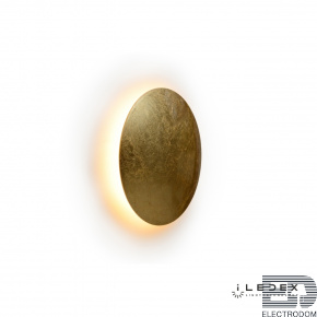 Настенный светильник iLedex Lunar ZD8102-12W 3000K gold foil - цена и фото