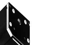 GL3623 BK черный заглушка для корпуса в натяжной потолок для магнитного шинопровода (2шт.) - цена и фото