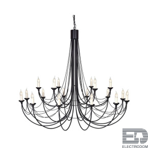 Подвесная люстра Elstead Lighting CARISBROOKE CB18-BLACK - цена и фото