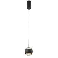 Подвесной светодиодный светильник Crystal Lux Caro SP Led Black - цена и фото