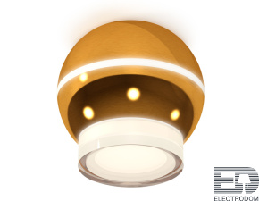 Комплект накладного светильника с дополнительной подсветкой XS1105031 PYG/FR золото желтое полированное/белый матовый MR16 GU5.3 LED 3W 4200K (C1105, N7160) - цена и фото