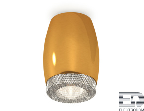 Комплект накладного светильника с композитным хрусталем XS1125010 PYG/CL золото желтое полированное/прозрачный MR16 GU5.3 (C1125, N7191) - цена и фото