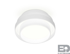 Накладной точечный светильник TN601 WH/S белый/песок GX53 D110*53 - цена и фото