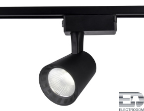 Трековый однофазный светодиодный светильник GL5978 BK черный LED 24W 4200K 24° - цена и фото