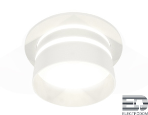 Комплект встраиваемого светильника с акрилом XC7621042 SWH/FR белый песок/белый матовый MR16 GU5.3 (C7621, N7141) - цена и фото