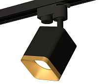 Комплект трекового однофазного светильника XT7813003 SBK/SGD черный песок/золото песок MR16 GU5.3 (A2521, C7813, N7704) - цена и фото
