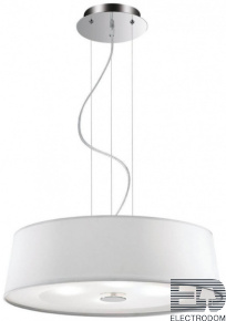 Подвесной светильник Ideal Lux Hilton SP4 Round Bianco 075501 - цена и фото