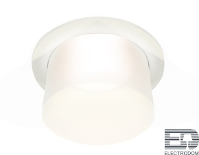 Комплект встраиваемого светильника с акрилом XC7621045 SWH/FR белый песок/белый матовый MR16 GU5.3 (C7621, N7170) - цена и фото