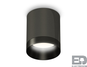 Комплект накладного светильника XS6303002 DCH/PBK черный хром/черный полированный MR16 GU5.3 (C6303, N6131) - цена и фото