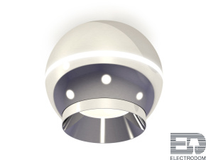 Комплект накладного светильника с дополнительной подсветкой XS1104002 PSL серебро полированное MR16 GU5.3 LED 3W 4200K (C1104, N7032) - цена и фото