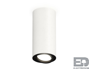 Комплект накладного поворотного светильника XS7442002 SWH/PBK белый песок/черный полированный MR16 GU5.3 (C7442, N7002) - цена и фото