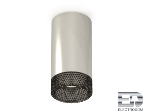 Комплект накладного светильника с композитным хрусталем XS6325020 PSL/BK серебро полированное/тонированный MR16 GU5.3 (C6325, N6151) - цена и фото
