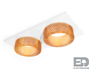 Комплект встраиваемого светильника с композитным хрусталем XC6525044 - цена и фото