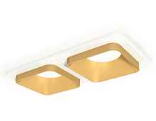 Комплект встраиваемого светильника XC7905004 SWH/SGD белый песок/золото песок MR16 GU5.3 (C7905, N7704) - цена и фото
