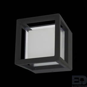 Светильник уличный настенный ST-Luce Черный/Белый LED 1*5W 4000K SL9504.401.01 - цена и фото