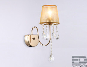 Настенный светильник с абажуром и хрусталем TR4596 Traditional Ambrella light - цена и фото