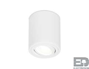 Накладной поворотный точечный светильник TN225 WH белый GU5.3 D80*100 - цена и фото