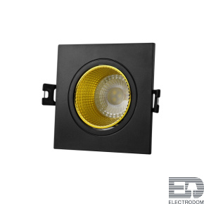 Встраиваемый светильник Denkirs DK3021 DK3071-BK+YE - цена и фото