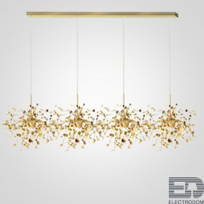 Люстра Tezani Argent Suspension Linear Gold 4L 140 ImperiumLoft - цена и фото