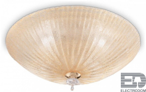 Потолочный светильник Ideal Lux Shell PL4 Ambra 140186 - цена и фото