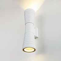 Уличный настенный светодиодный светильник Elektrostandart 1502 TECHNO LED белый - цена и фото