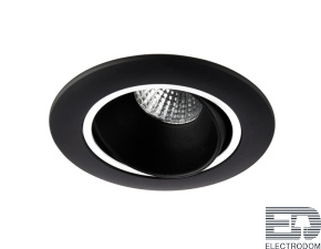 Встраиваемый потолочный светодиодный светильник S510 BK черный 5W - цена и фото