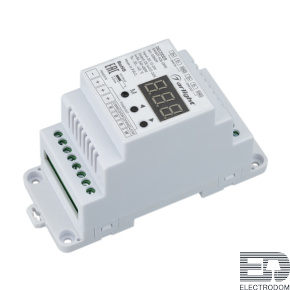 Декодер SMART-K36-DMX (12-24V, 4x5A, DIN) Arlight 028409 - цена и фото